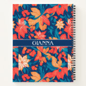 アラバイ幾何パタカラフルーン ノートブック (裏面)