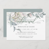 アラバスターガーデンフローラウォーターカラー招待状 招待状 (正面/裏面)