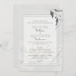 アラバスターダリアウォーターカラー 招待状