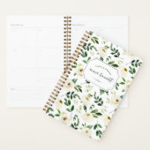 アラバスターパーソナライズされたフローラ プランナー手帳 (ディスプレー)