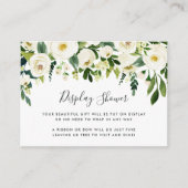 アラバスターフローラディスプレイシャワーカード エンクロージャーカード (正面)