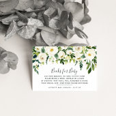 アラバスターフローラブックリクエスト赤ちゃんシャワーカード エンクロージャーカード