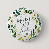 アラバスターフローラリースマザーオブザブライド 缶バッジ (正面)