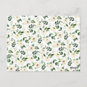 アラバスターフローラレシピカード ポストカード (裏面)