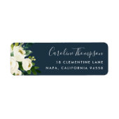 アラバスターフローラ差出人住所 ラベル (正面)