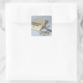 アラバスターボックスとブロンズとシルバーのシールシリンダ スクエアシール (バッグ)