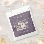 アラバスターボックスパープル誕生日 フェイバーバッグ (クリップ留めされた状態)