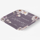 アラバスターボックスパープル誕生日 ペーパープレート (傾斜あり)