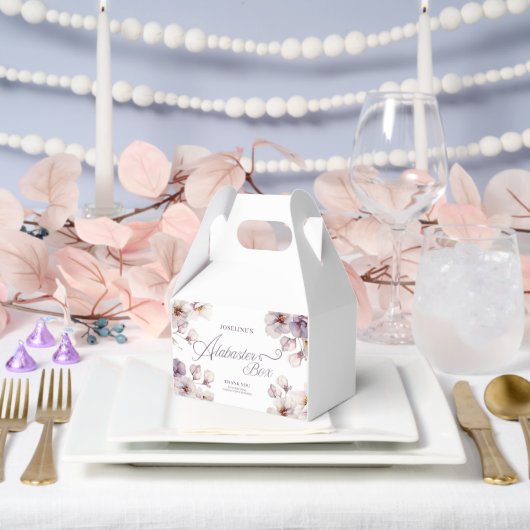 アラバスターボックス誕生日お願いボックス フェイバーボックス (ウェディング)