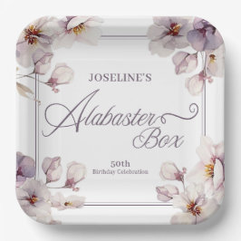 アラバスターボックス誕生日 ペーパープレート