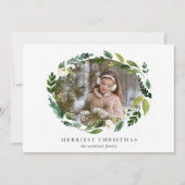 アラバスターリースホリデーフォトカード シーズンカード (正面)