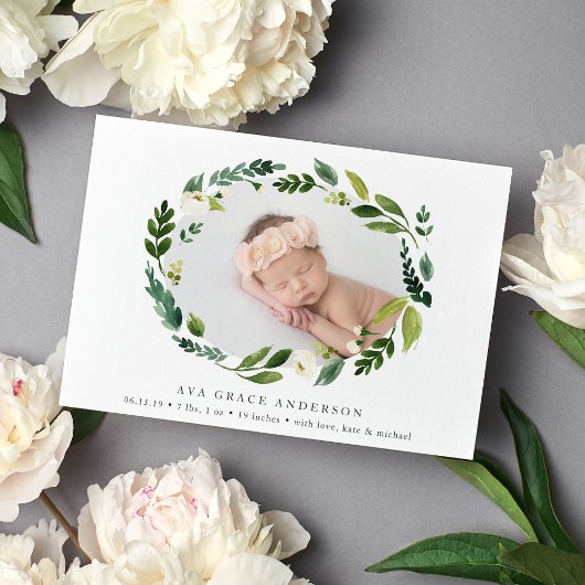 アラバスターリース誕生のお知らせ 案内状