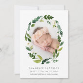 アラバスターリース誕生のお知らせ 案内状 (正面)