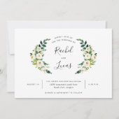 アラバスターローレル結婚式招待状 招待状 (正面)