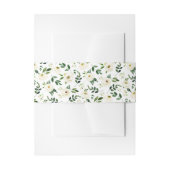 アラバスター花パターン 招待状ベリーバンド (正面例)