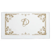 「アラバスター」アールヌーボー・モノグラム 枕カバー (正面右)