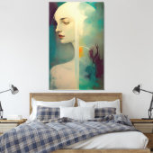 アラバスター キャンバスプリント (インサイチュ (寝室))