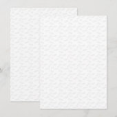 アラバスター・ラインアート 招待状 (正面/裏面)