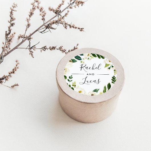 アラバスター |植物学リース結婚ズ ラウンドシール