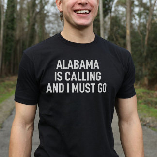 アラバマから電話があり、アラバマの恋人を呼ぶ Tシャツ