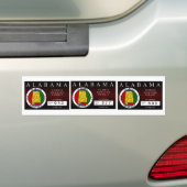 アラバマのゾンビの狩りの割り当て バンパーステッカー (車上)