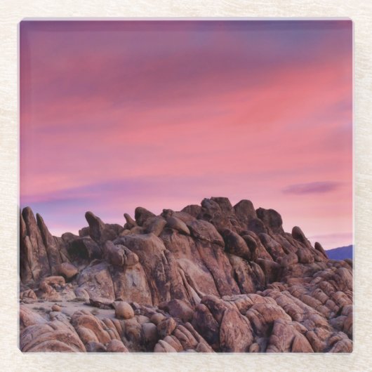 アラバマの丘の日の出 ガラスコースター (正面)