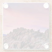 アラバマの丘の日の出 ガラスコースター (裏面)