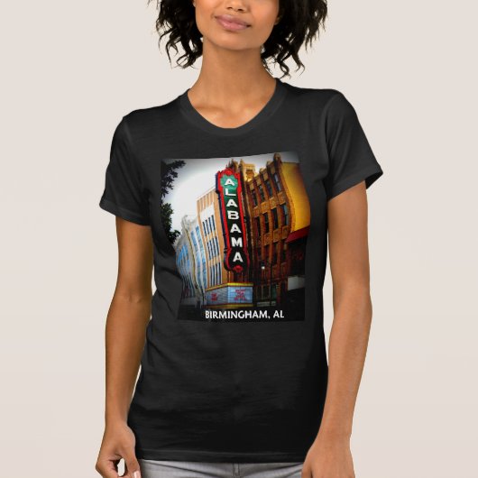 アラバマの劇場-バーミンガム、アラバマ Tシャツ (正面)