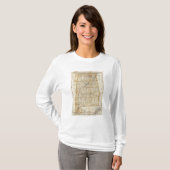 アラバマの地図 Tシャツ (正面フル)