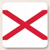 アラバマの州の旗のデザイン コースター (正面)