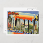 アラバマの挨拶 ポストカード (正面/裏面)