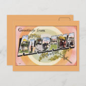 アラバマの挨拶 ポストカード (正面/裏面)