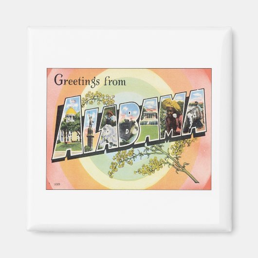 アラバマの挨拶 マグネット (正面)