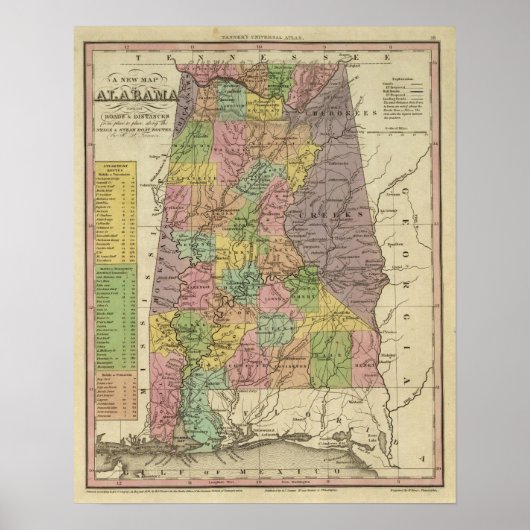 アラバマの新しい地図 ポスター (正面)
