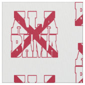 アラバマの米国州の旗 ファブリック (クローズアップ)