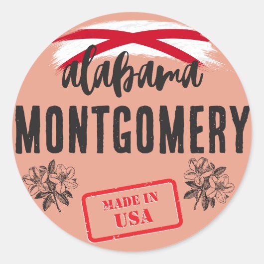 アラバマの都市 ラウンドシール (正面)