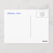 アラバマはがき ポストカード (裏面)