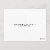 アラバマはがき – 水彩デザイン ポストカード (裏面)