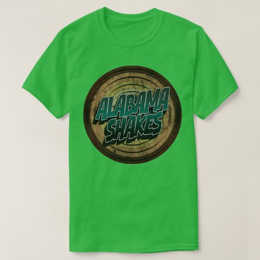 アラバマはヴィンテージの美しいTシャツを振る Tシャツ (デザイン正面)