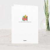 アラバマイエローファーマー州バードカメリアフラワー カード (裏面)