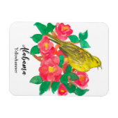 アラバマイエローファーマー州バード マグネット (横)