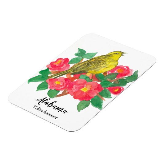 アラバマイエローファーマー州バード マグネット (左側)