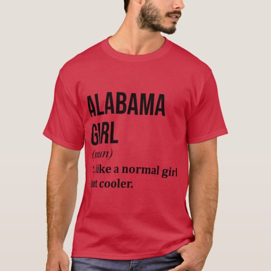 アラバマガール定義アラバマ Tシャツ (正面)