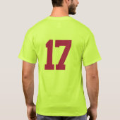 アラバマジョージアコピーペーストサッカーV2 Tシャツ (裏面)