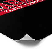 アラバマテーブルテニス ポスター (角)