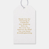 アラバマデスティネーションウェディングウェルカムバッグ ギフトタグ (裏面)