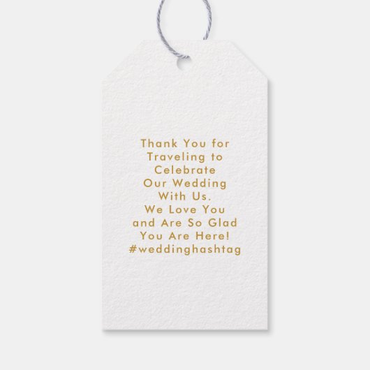 アラバマデスティネーションウェディングウェルカムバッグ ギフトタグ (裏面)