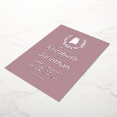 アラバマデスティネーションウェディングフォイル招待状 箔招待状 (回転した状態)