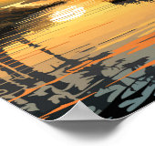 アラバマトラベルアートヴィンテージ ポスター (角)