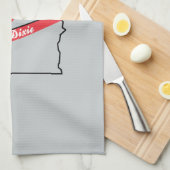 アラバマハートオブディキシー キッチンタオル (四つ折り)